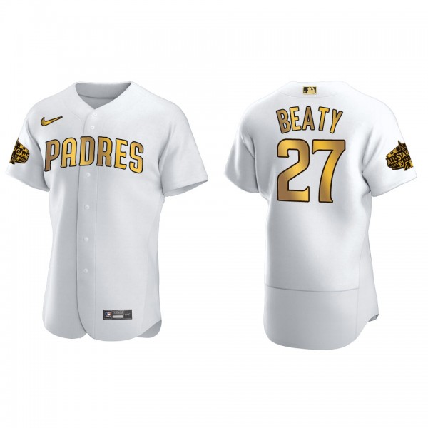 Matt Beaty San Diego Padres White Gold MLB All-Star Game Jersey