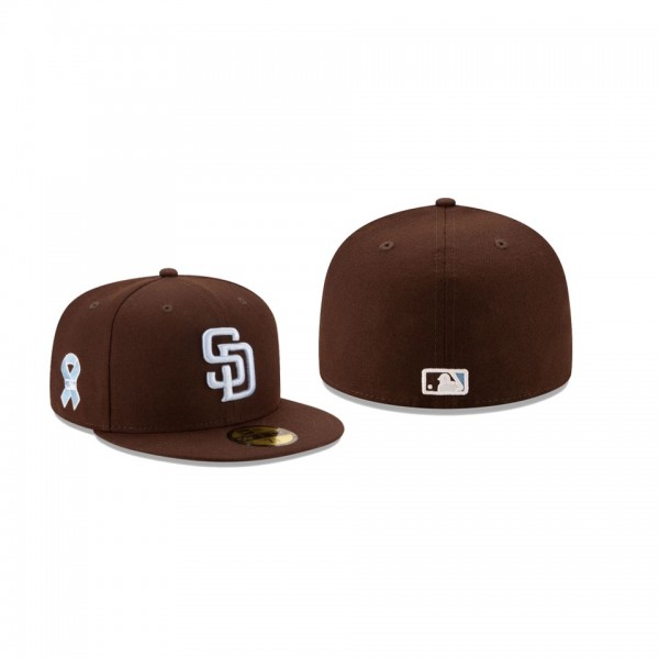 Men's San Diego Padres 2021 Father's Day Brown On-Field 59FIFTY Fitted Hat