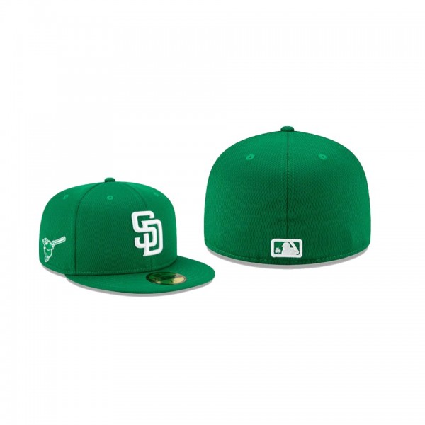 Men's San Diego Padres 2021 St. Patrick's Day Green 59FIFTY Fitted Hat