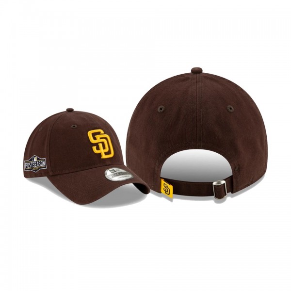 Men's San Diego Padres 2020 Postseason Brown Side Patch 9TWENTY Adjustable Hat