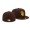 San Diego Padres Logo Side Brown 59FIFTY Fitted Hat