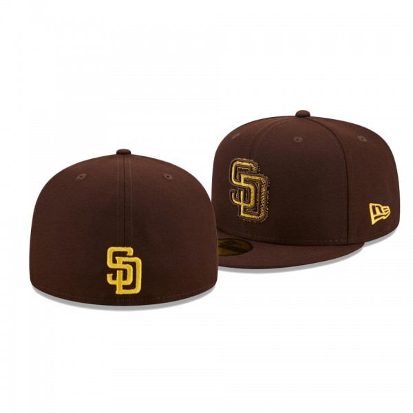 San Diego Padres Scored Brown 59FIFTY Fitted Hat