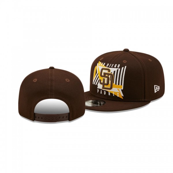 San Diego Padres Shapes Brown 9FIFTY Snapback Hat