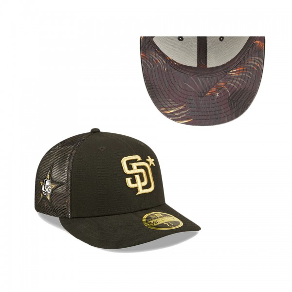 San Diego Padres Black 2022 MLB All-Star Game On-Field Low Profile 59FIFTY Fitted Hat