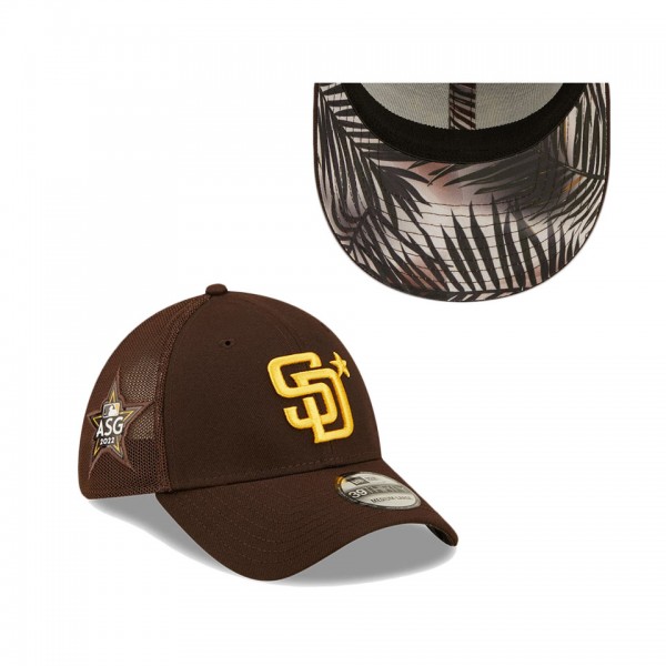 San Diego Padres Brown 2022 MLB All-Star Game Workout 39THIRTY Flex Hat