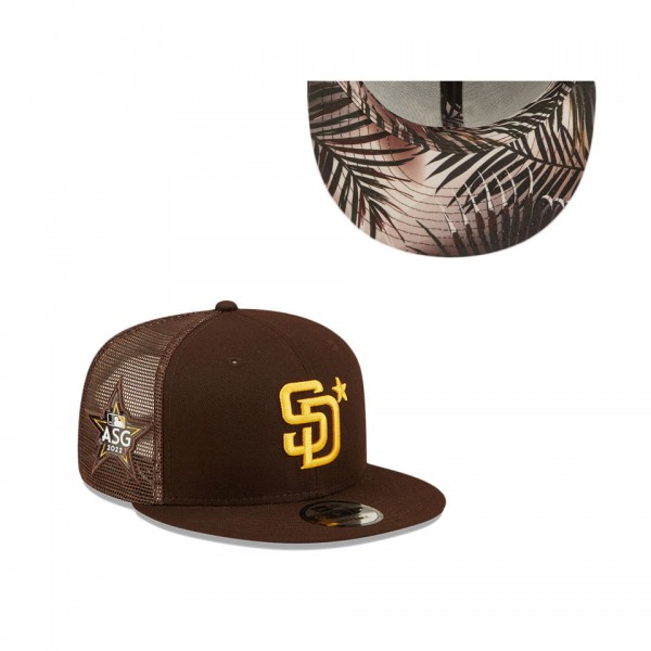 San Diego Padres Brown 2022 MLB All-Star Game Workout 9FIFTY Snapback Adjustable Hat