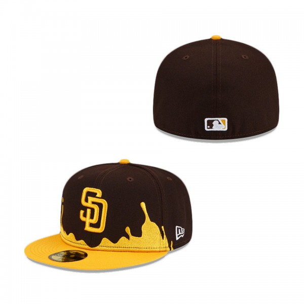San Diego Padres Drip Front 59FIFTY Fitted Hat