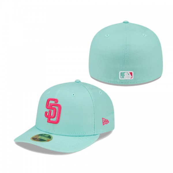 San Diego Padres Mint 2022 City Connect Low Profile 59FIFTY Fitted Hat
