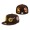 San Diego Padres Patch Pride Fitted Cap Brown