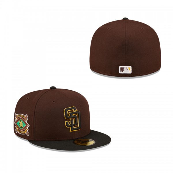 San Diego Padres Team AKA 59FIFTY Fitted Hat Brown