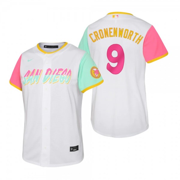 Youth San Diego Padres Jake Cronenworth White 2022 City Connect Replica Jersey
