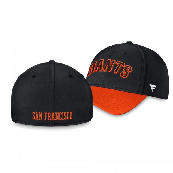 Men's Giants Core Black Orange Flex Hat