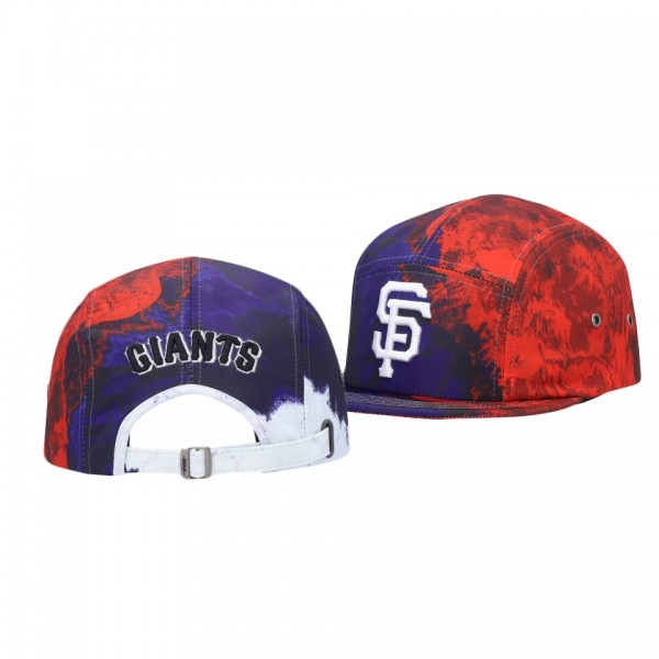 San Francisco Giants Dip-Dye Blue Red Pro Standard Adjustable Hat