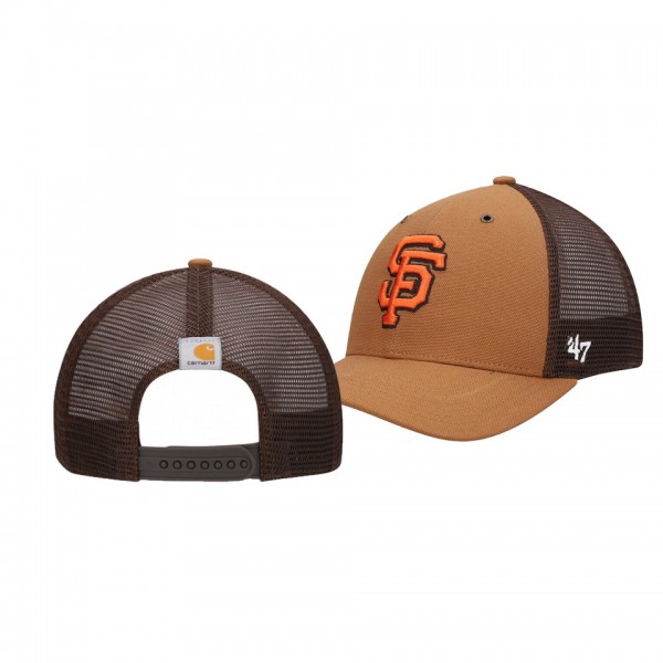 San Francisco Giants MVP Brown Trucker Snapback Hat
