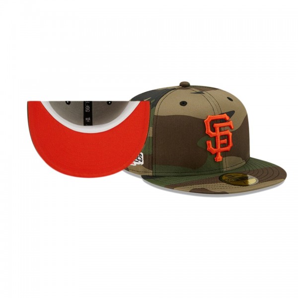 San Francisco Giants Woodland Undervisor Camo 2014 World Series Patch 59FIFTY Hat
