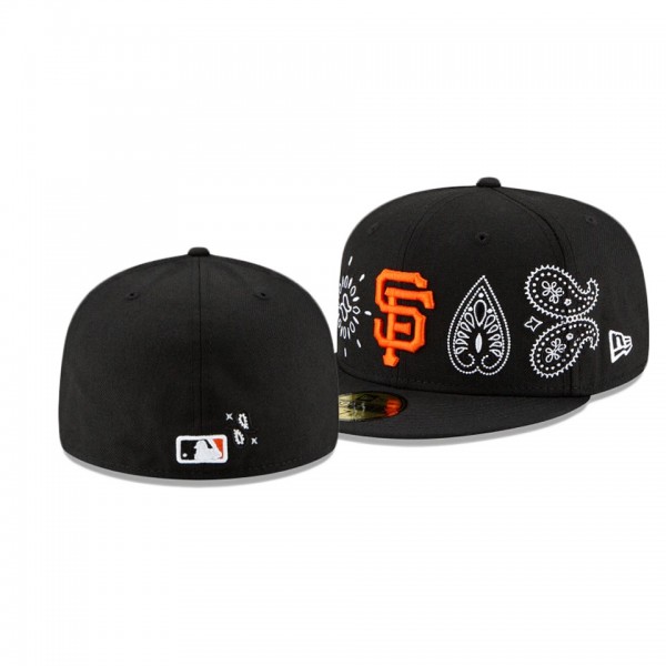 San Francisco Giants Paisley Elements Green 59FIFTY Fitted Hat