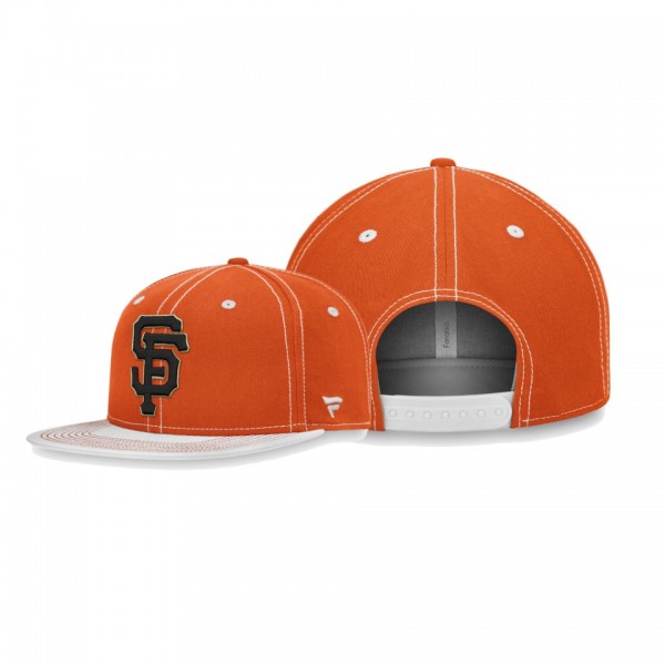 San Francisco Giants Sport Resort Orange White Snapback Hat