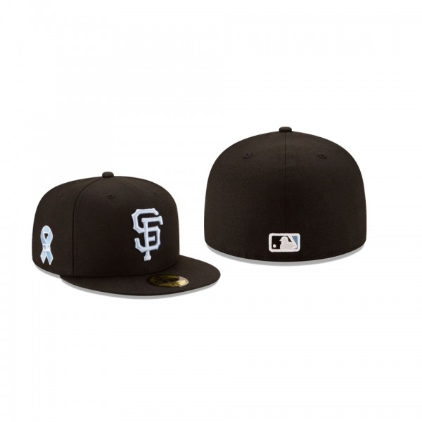 Men's San Francisco Giants 2021 Father's Day Black On-Field 59FIFTY Fitted Hat