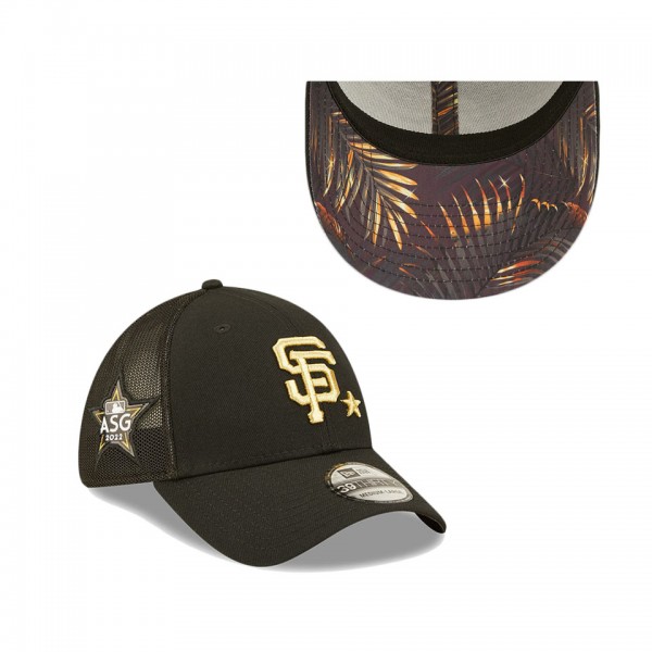 San Francisco Giants Black 2022 MLB All-Star Game 39THIRTY Flex Hat