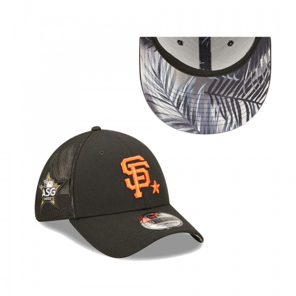 San Francisco Giants Black 2022 MLB All-Star Game Workout 39THIRTY Flex Hat