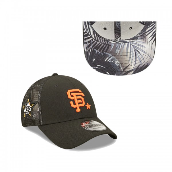 San Francisco Giants Black 2022 MLB All-Star Game Workout 9FORTY Snapback Adjustable Hat