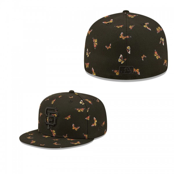 San Francisco Giants Black Flutter 59FIFTY Fitted Hat