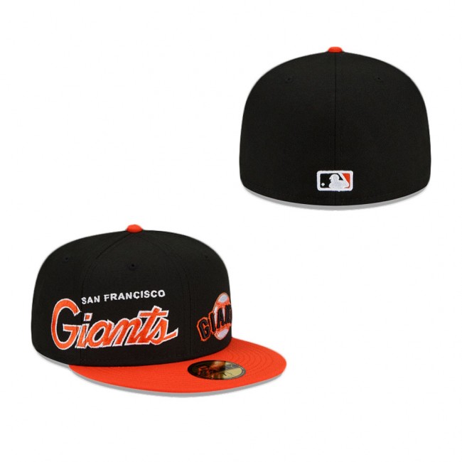San Francisco Giants Double Logo 59FIFTY Fitted Hat