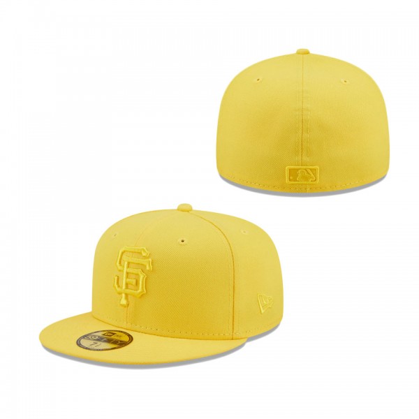 San Francisco Giants New Era Icon Color Pack 59FIFTY Fitted Hat Yellow