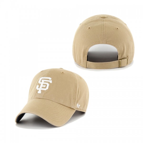 San Francisco Giants Khaki Chambray Ballpark Clean Up Adjustable Hat