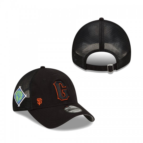 San Francisco Giants New Era 2022 Spring Training 9TWENTY Adjustable Hat Black