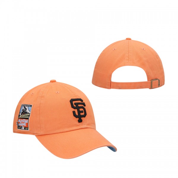 Men's San Francisco Giants '47 Orange 2007 MLB All Star Game Double Under Clean Up Adjustable Hat