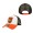 Men's San Francisco Giants White Orange Fresh A-Frame 9FORTY Trucker Snapback Hat