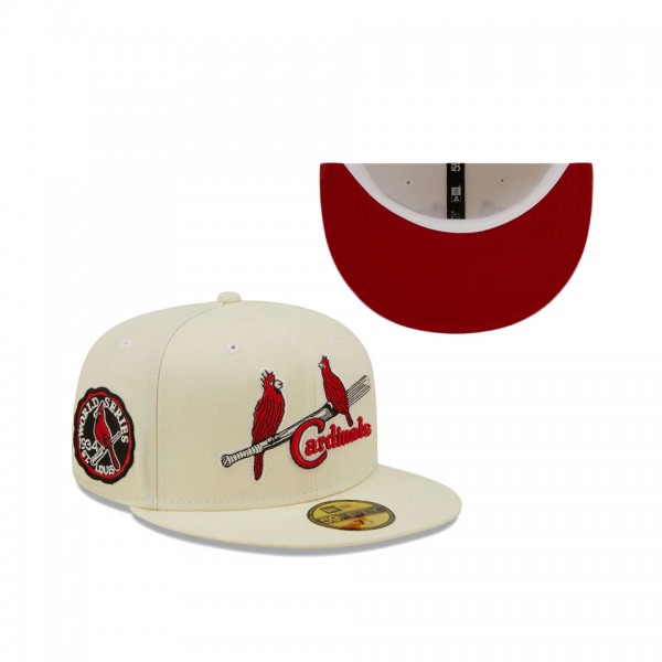 St. Louis Cardinals 1934 World Series Chrome Alternate Undervisor 59FIFTY Cap Cream
