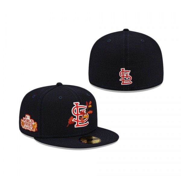 St. Louis Cardinals Leafy Front 59FIFTY Fitted Cap