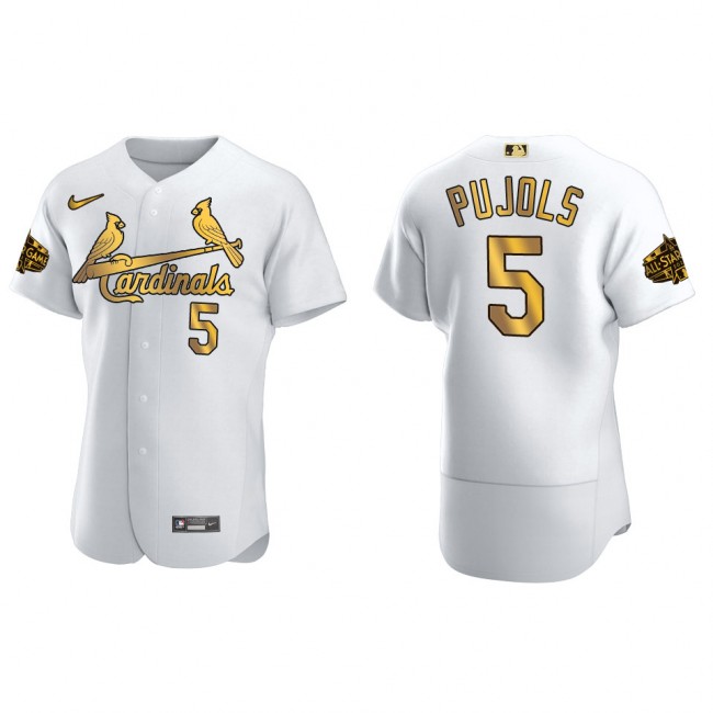 Albert Pujols St. Louis Cardinals White Gold MLB All-Star Game Jersey