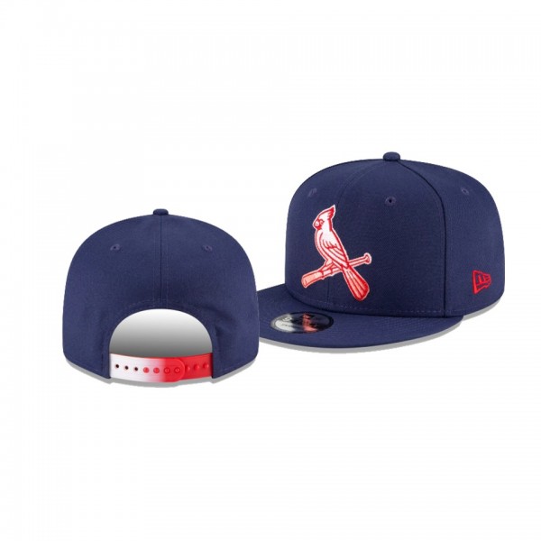 Men's St. Louis Cardinals Americana Fade Navy Snapback Hat