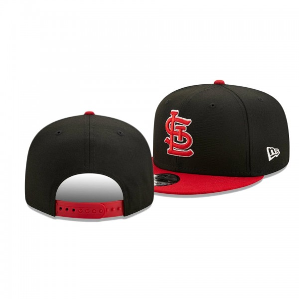 St. Louis Cardinals Color Pack 2-Tone Black Scarlet 9FIFTY Snapback Hat
