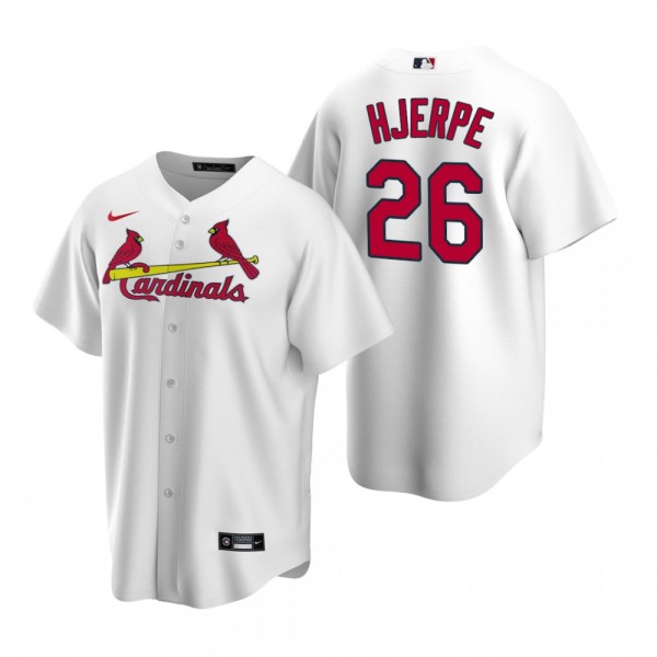 St. Louis Cardinals Cooper Hjerpe White 2022 MLB Draft Home Replica Jersey
