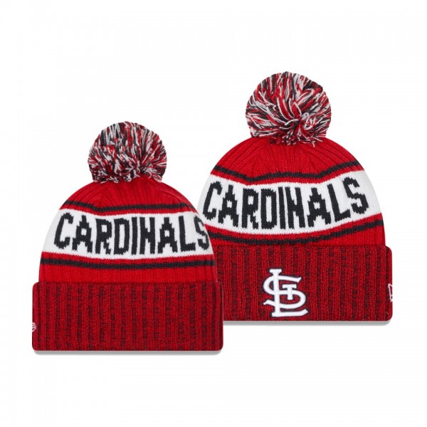 St. Louis Cardinals Marl Red Cuffed Knit Hat