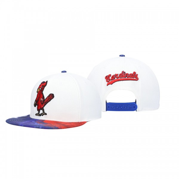 Men's Cardinals Dip-Dye White Pro Standard Hat