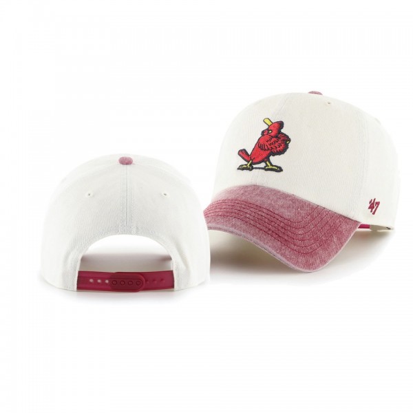 St. Louis Cardinals Apollo White Red Two-Tone Cleanup Snapback Hat