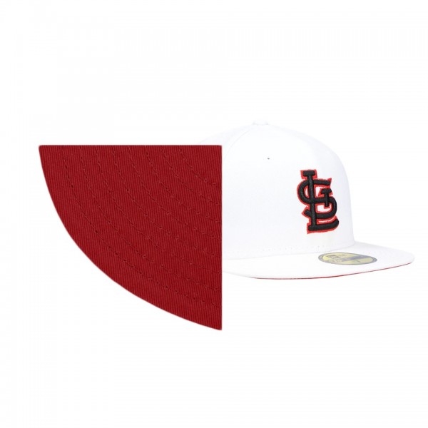 St. Louis Cardinals Red Undervisor White 2006 World Series Patch 59FIFTY Hat