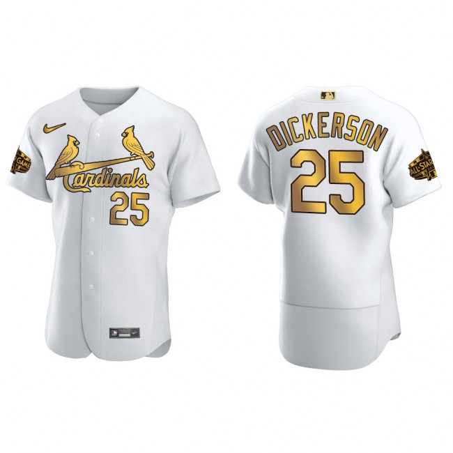 Corey Dickerson St. Louis Cardinals White Gold MLB All-Star Game Jersey