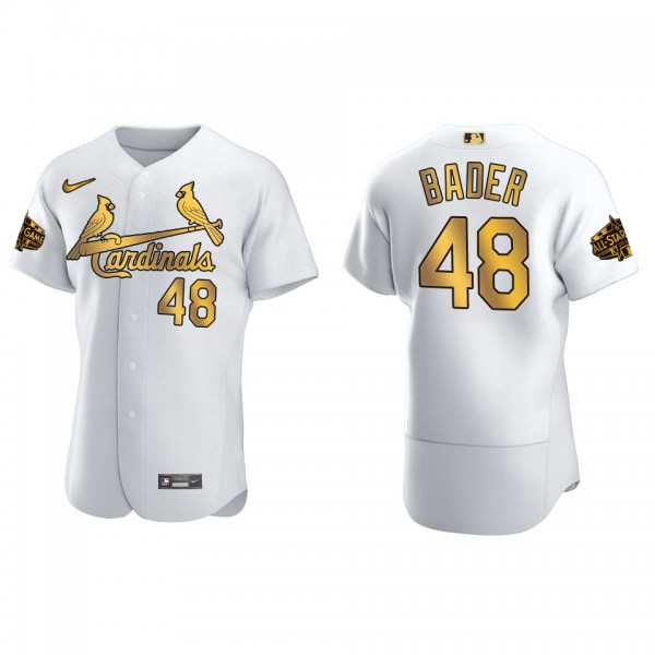Harrison Bader St. Louis Cardinals White Gold MLB All-Star Game Jersey