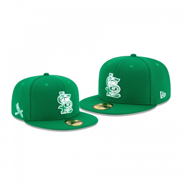 Men's Cardinals 2020 St. Patrick's Day Kelly Green On Field 59FIFTY Fitted Hat