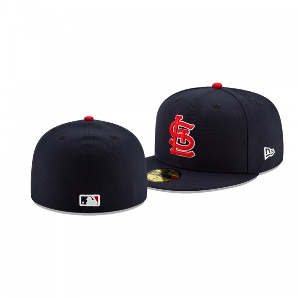 Men's Cardinals Authentic Collection Navy 2020 59FIFTY Fitted New Era Hat