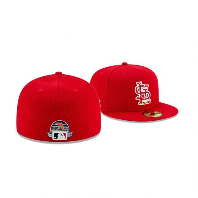 Cardinals 2020 Spring Training Red 59FIFTY Fitted New Era Hat