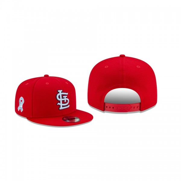 Men's St. Louis Cardinals 2021 Father's Day Red 9FIFTY Snapback Adjustable Hat