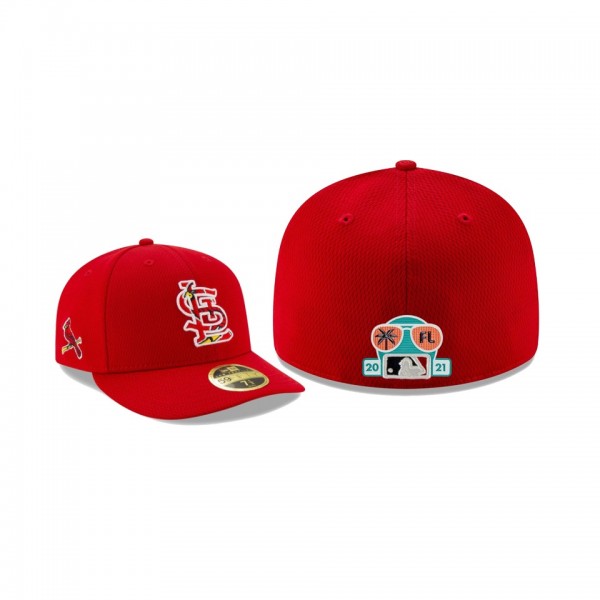 Men's St. Louis Cardinals 2021 Spring Training Red Low Profile 59FIFTY Fitted Hat