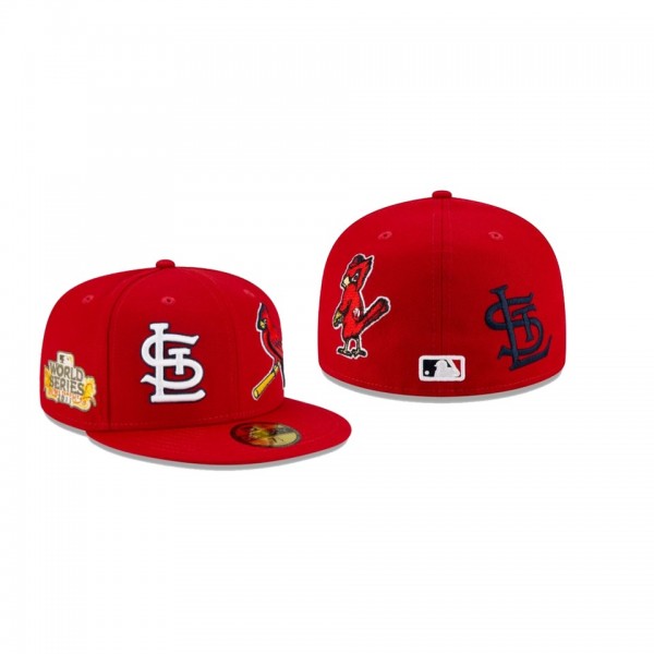 Men's St. Louis Cardinals Patch Pride Red 59FIFTY Fitted Hat